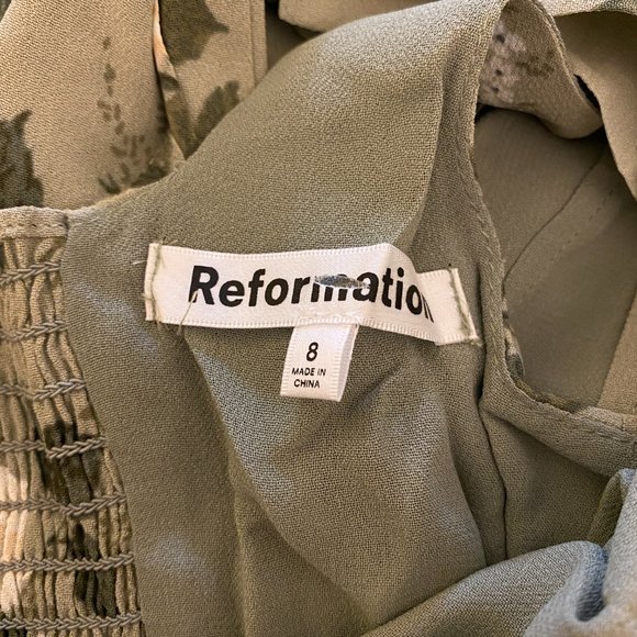 Reformation Twilight Dress in Verde - Picture 12 of 16